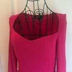 LaRamba Sweetheart neckline long sleeve sweater Pink Size XL Photo 1