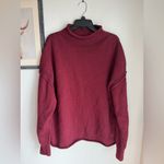 Free People NWT  Red Wine Torres Turtleneck Sweater Size Large Photo 4
