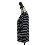 Chico's Chico’s Women’s Layered Double-Stripe Top Black White Nautical Preppy Coastal M Photo 3