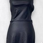 Early 2000's Hottie Slinky Open Back Lace Up Little Black Mini Party Dress M Size M Photo 0