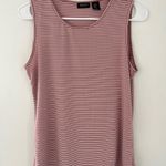 Jones New York Pink Stripped Sleeveless Top Photo 0
