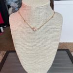 Gold Pearl Brandy Melville Choker Necklace Photo 0