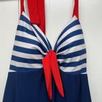 Teng Yue Colorblock Women's Halter Bathing Suit w/ Shorts Size XXL Photo 4