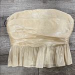 NBD  Sparkling Cream Strapless Top Photo 1