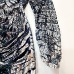 DUNDAS x REVOLVE Stardust Mini Dress in Silver Tiger XXS Photo 5