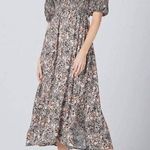 Saltwater Luxe  Jana Short Sleeve Smocked Floral Maxi Dress Size XS Photo 0