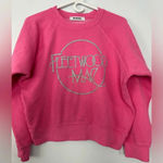 Daydreamer New pink & silver Fleetwood Mac sweatshirt  sz Large Photo 1