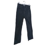 Pistola  Minimalist Lennon High Rise Crop Bootcut Jeans 27 Black Goth Grunge Photo 3