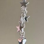 Handmade stars & tooth dangle Kawaii hair clip⭐️🦷🖤 Photo 1