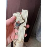 belt rope braided boho white gray peach gold 1980s Photo 6