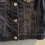 Cato EST. 1946 Denim Jewel Embossed Button Down Vest Photo 3