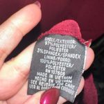 Madison Leigh  Lace Cutout Mock Neck Burgundy Wine Mini Dress Photo 6