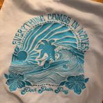 Pink Palm Puff  Hoodie Blue Everything Comes In Waves Photo 2