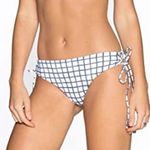 Tavik reversible bikini bottom blue white grid full coverage size M New Size M Photo 7