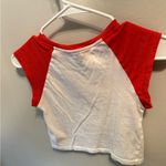 H&M  Divided Red/Cherries Printed Crop Top Size XS Photo 11