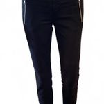 MOTHER Denim NWOT! Mother Zip Muse in Touch and Go Black Wash Skinny Ankle Jeans Size 27 Photo 1