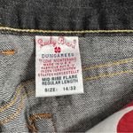 Lucky Brand Jeans Women's 14/32 Black Mid Rise Flare Dungarees Y2K Stretch New Photo 8