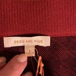 Skies Are Blue  Stitch Fix Everyday knit sweater mini burgundy skirt Photo 9