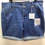 Bleu Denim Size 22W Women's Denim Shorts. New With Tags. Blue Photo 1