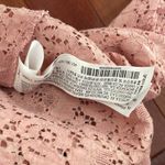 ZARA  Mauve Pink Eyelet Lace Sheer Babydoll Top Soft Girl Coquette Feminine Photo 6