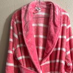 Sonoma  Plush Pink and White Robe Photo 4