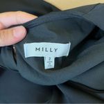 Milly  Black Stain Bell Sleeve Blouse Photo 5