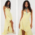 For Love & Lemons  Formal Ball Gown June Demi Corseted Tiered Hi Low Princess Photo 1