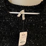 Mudd Black and White  Sweater with Cutouts Photo 2