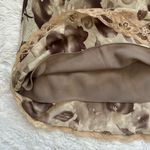 International concepts Vintage INC Y2K Skirt Floral 100% Silk Floral Brown Sz 2 Photo 5