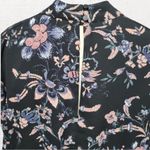 Belle Sky black floral lace contast choker maxi dress size xl Photo 7