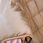 Pretty Little Thing PrettyLitttleThing Chocolate soft nylon oversized padded MAXI COAT Photo 2