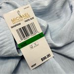 MICHAEL Michael Kors Split Hem Pull on Wide Leg Pants pastel Blue Size L NWT Size L Photo 7