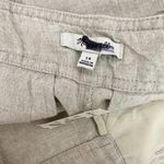 Madewell Pintucked Shorts in 100% Linen Oat Beige High Rise Vacation US 14 NWT Photo 10