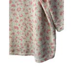 Impressions  Leopard Print Oversized Knit Sweater Top Women's M Pink Tan Photo 2