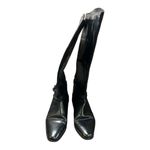 Guess black leather, vintage boots, straps and buckles, moto boots, vintage 90s Photo 8