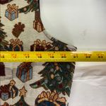 White Stag  Maroon Christmas tree tapestry Vest XL holiday presents Photo 8