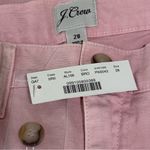 J.Crew Slim Wide Leg Jeans High-Waisted in Light Pink NWT Size 28 Photo 7