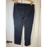 Talbots  High Waist Straight Pants Ankle Length Womens Size 6P Gray Career Church Photo 2