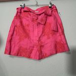 Karina Grimaldi Linen Dress Shorts Coral Reef Belted Barbicore Medium Beachy Photo 4