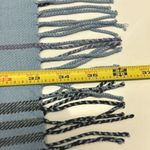 Source Unknown 100% Cashmere Unisex Blue Plaid Tassel Winter Scarf 72” by 12.5” Photo 9
