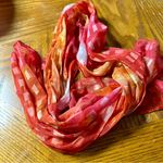 Vibrant Red and Orange Scarf (365) Photo 0