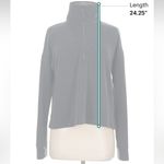 Athleta  Black Long Sleeve Turtleneck Photo 3