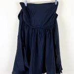 Lucy Paris Deetz Strapless Black Cocktail Dress Size Large Sweetheart Arm Ties Photo 2