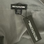 Pretty Little Thing NWT  Micro Skirt Womens 12 Gray Y2K Utility Cargo Streetwear Photo 5