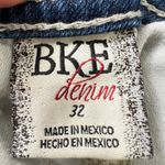 BKE  Denim Harper Jeans Womens Size 32 Cropped Blue‎ Denim Embroidered Pockets Photo 3