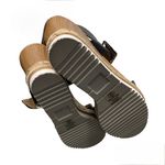 Soda black faux leather espadrille wedges Photo 3