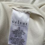 Velvet By Graham And Spencer Josey Blouse Cream Size Small Minimalist Photo 8