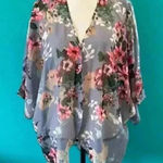 ⭐️ Thin sheer floral cardigan Pink Size undefined Photo 0