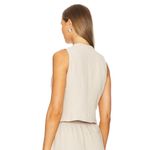 Spanx  Opacity Crepe Parchment Light Beige Vest Sz M NEW NWT Photo 1