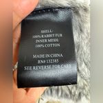 Love Token  Luxuries Genuine Dyed Rabbit Fur Vest Natural Gray. Photo 11